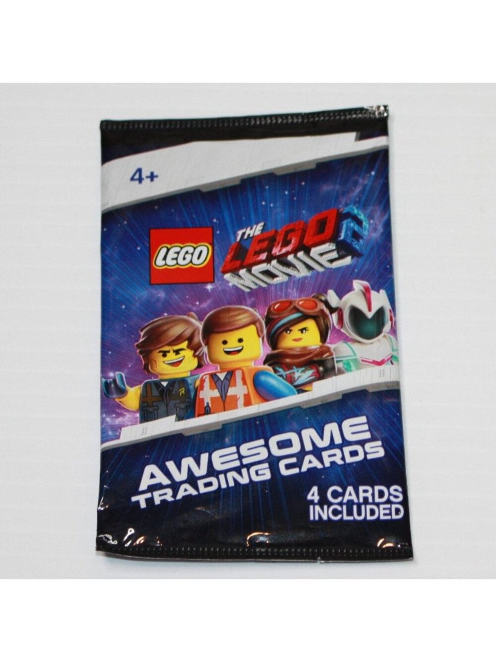 The Lego Movie 2 Collectable Awesome Trading Cards 4 Pack New and Sealed